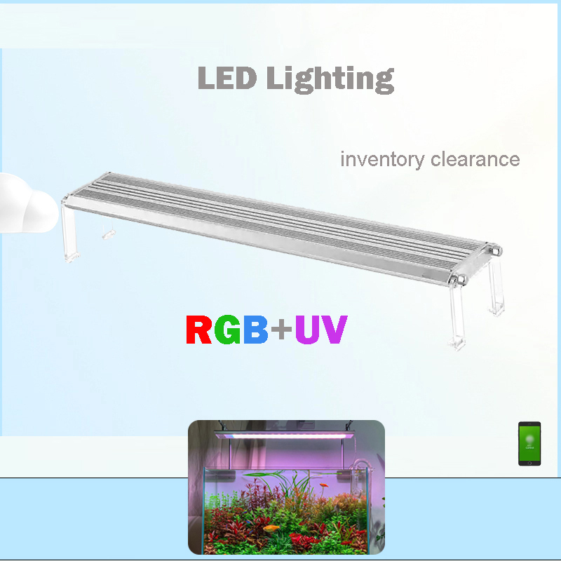 Marine Aquarium Uv Light - Led Lighting 60cm 80cm 90cm RGB