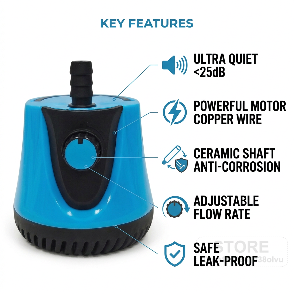 Ultra Silent Aquarium Bottom S – Marine Aquarium Nano Bewertung und Preis