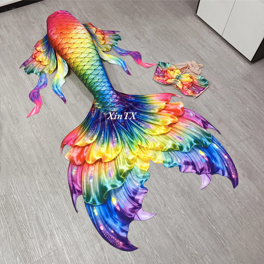 Mermaid tail rainbow-colored l – Aquarium & Marine Museum Bewertung und Preis