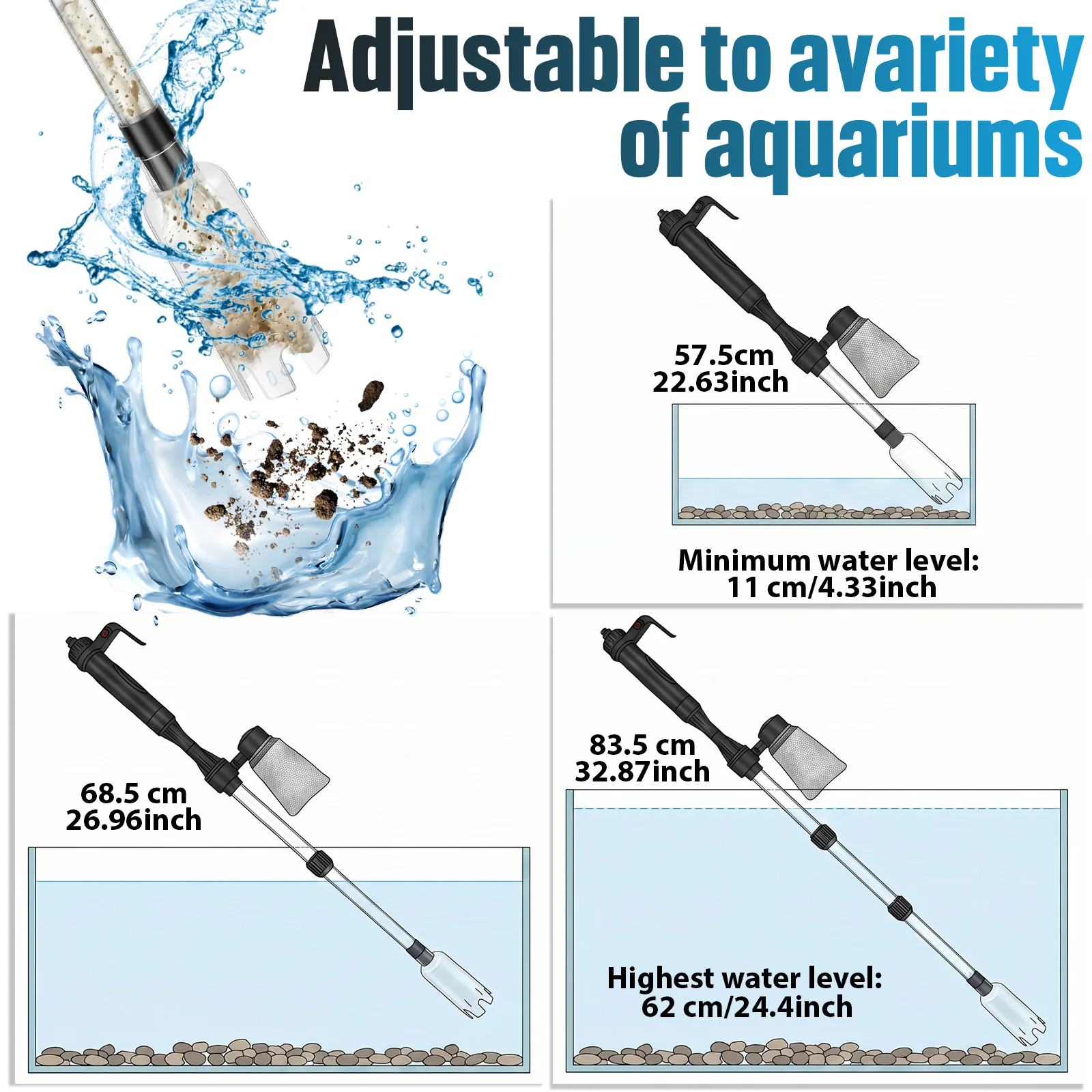 Aquarium Vacuum Gravel Cleaner – Marine Aquarium Water Change Bewertung und Preis