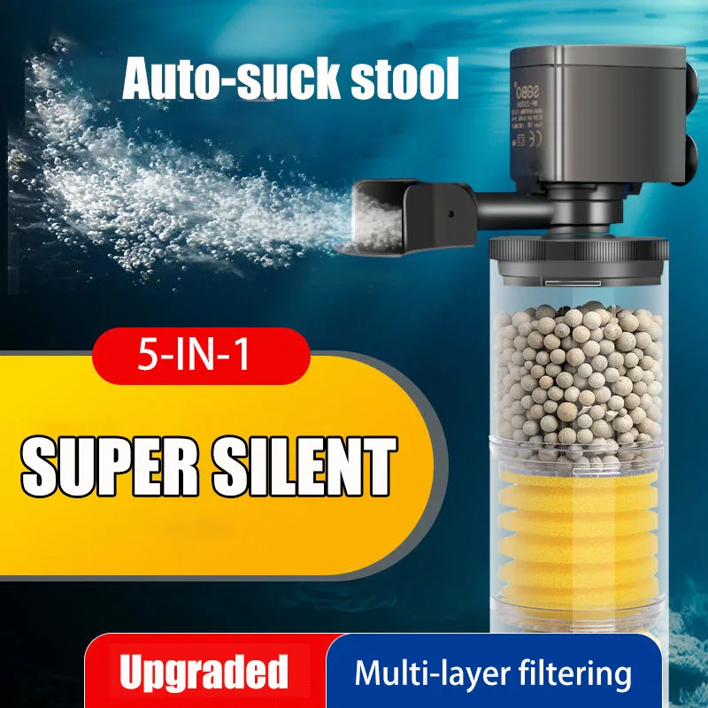 220V 50Hz Silent Filter for Aq – Marine Aquarium Nano Bewertung und Preis