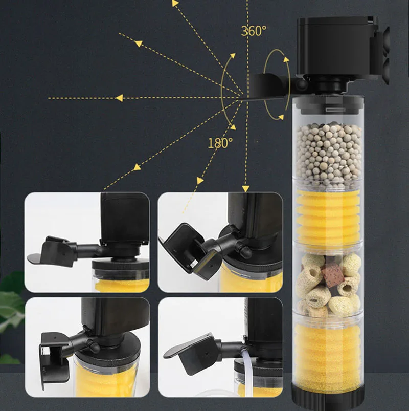 220V 50Hz Silent Filter for Aq – Marine Aquarium Nano Bewertung und Preis