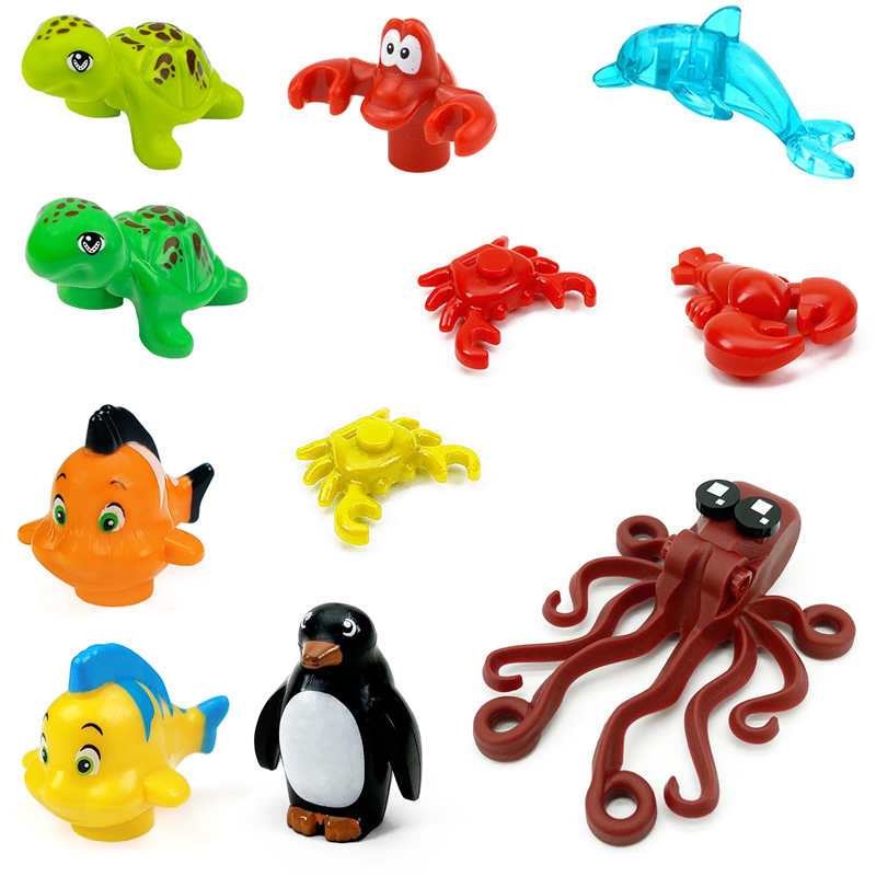 Marine Life Animal MOC Buildin – Marine Aquarium Hermit Crab Bewertung und Preis